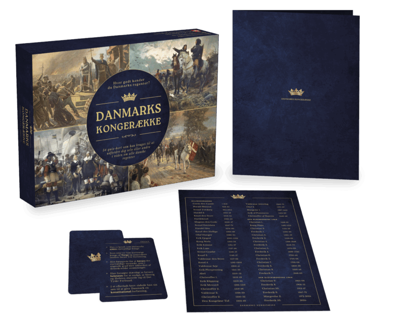 DANMARKS KONGERÆKKE QUIZ-SPIL - Billede 3